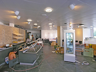 Ladenbau, Frei, Nussbaumen, Korpusanlage, Bäckereieinrichtung, Konditorei