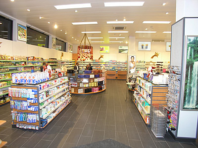 Ladenbau, Dropa, Drogerie, Wetzikon, Ladeneinrichtung, Hans Peter, Oeschger,  Drogerieeinrichtung